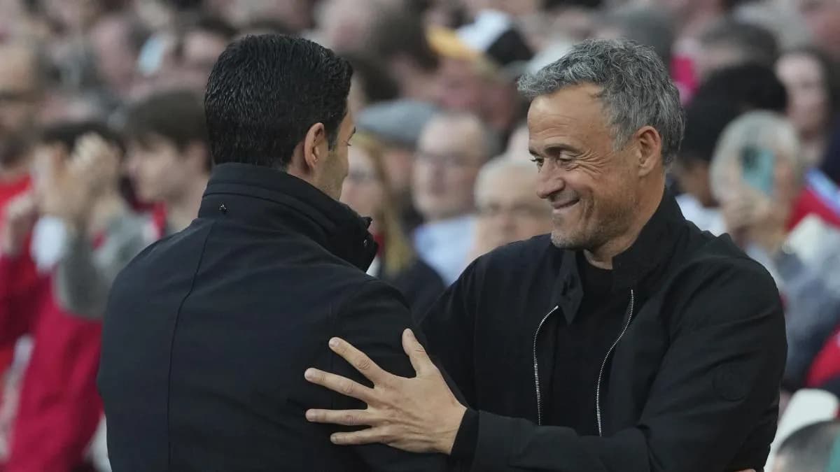 Luis Enrique talks about his friendship with Mikel Arteta