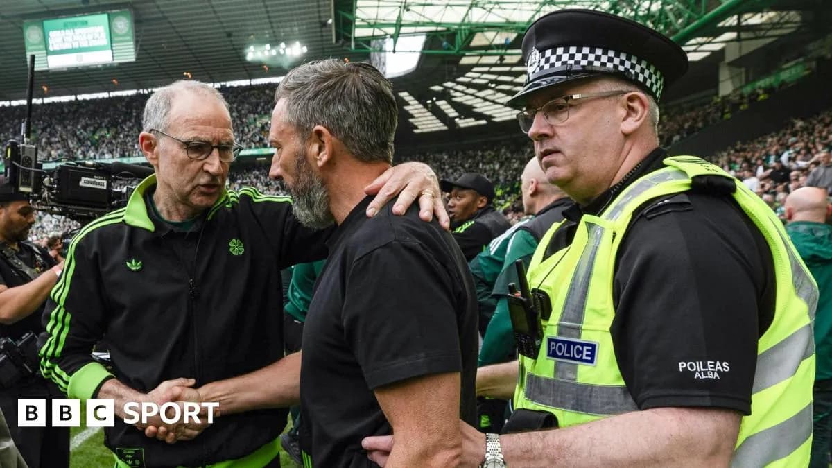 Martin O'Neill défend l'invasion de terrain après le titre en Scottish Premiership