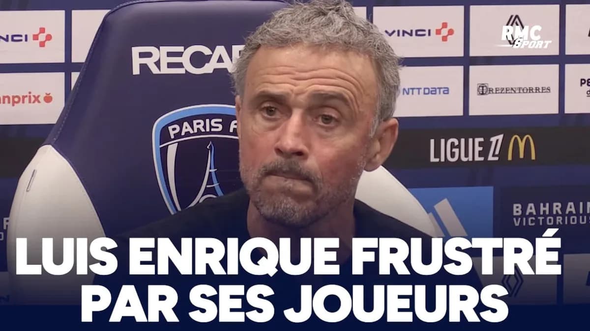 PSG : l'analyse de Luis Enrique après la défaite contre le PFC avant la finale de Ligue des Champions