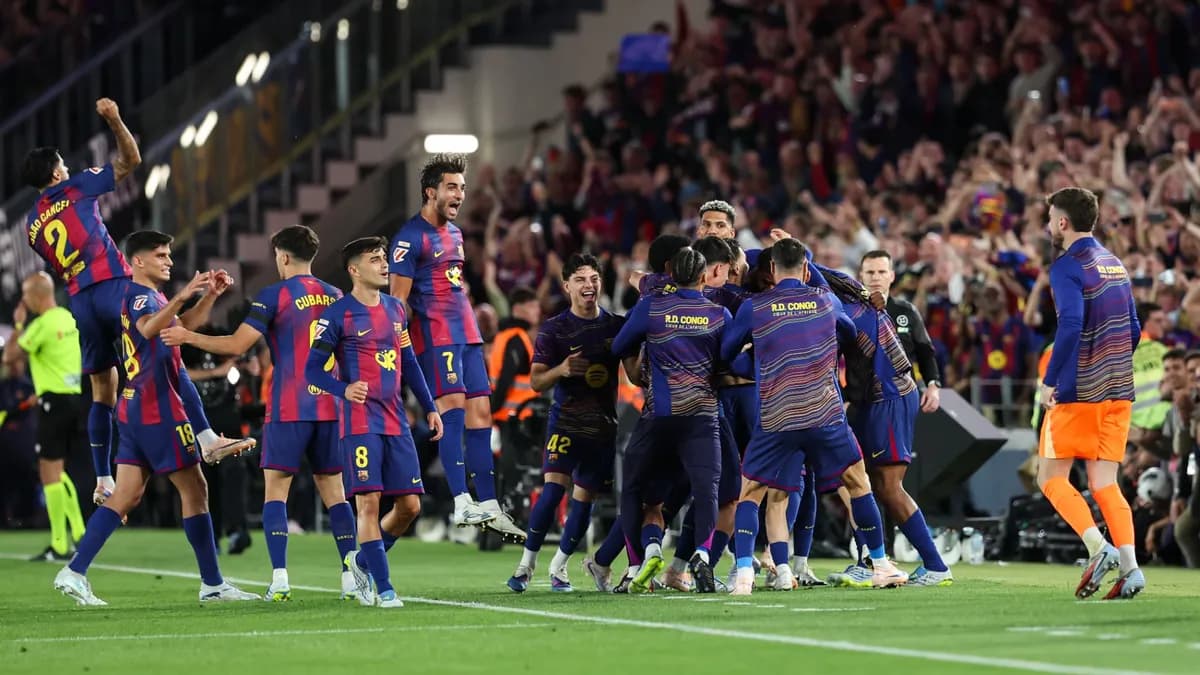 FC Barcelona on the way to their 29th title against Real Madrid in May 2026
