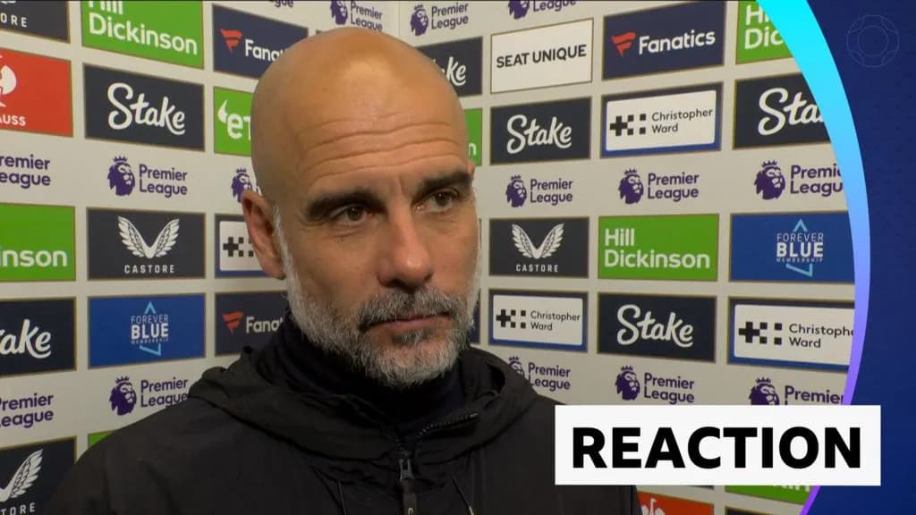 Premier League 2026: Guardiola praises Jeremy Doku's 'top goals' against Everton