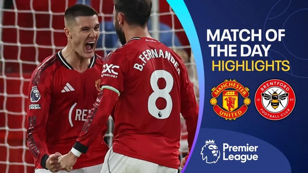 Manchester United résiste à Brentford et décroche une victoire cruciale en Premier League