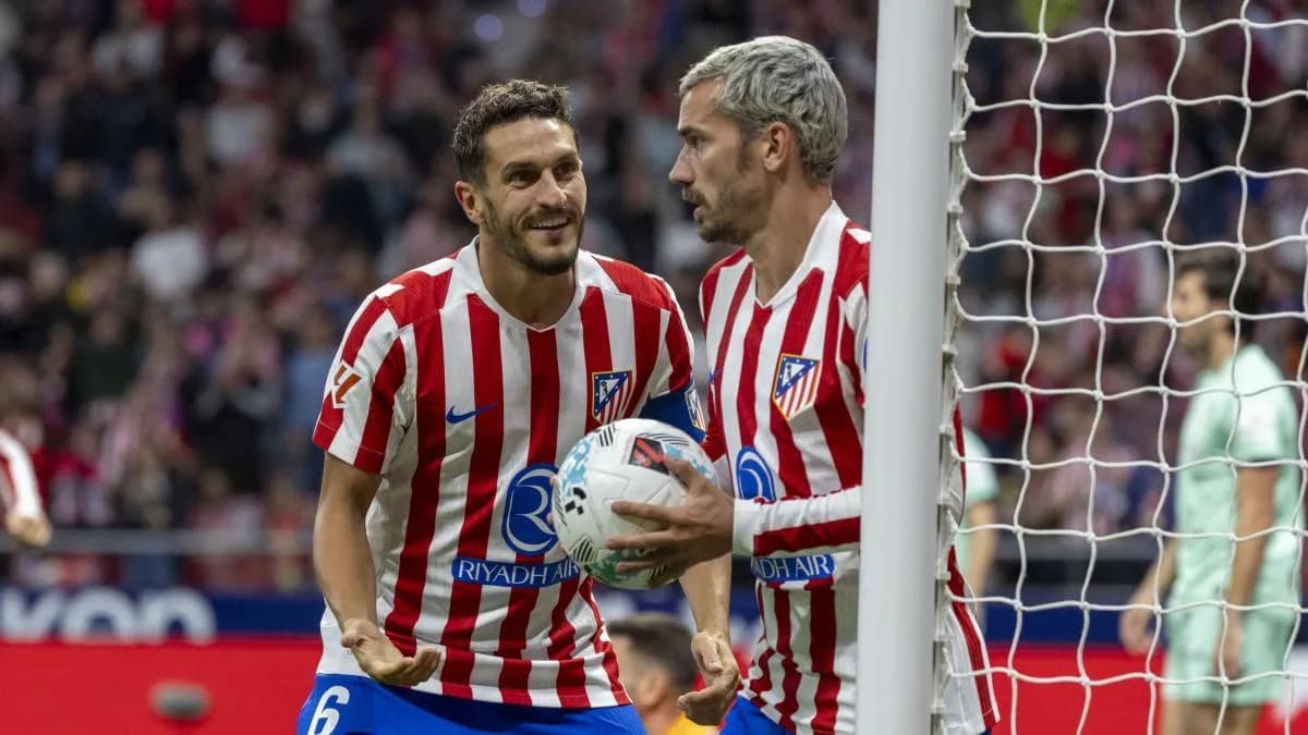 Antoine Griezmann égalise pour l'Atlético et promet un cadeau aux supporters
