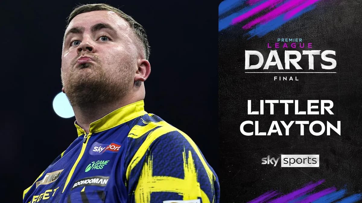 Luke Littler domine Jonny Clayton lors de la finale Premier League Darts à Liverpool