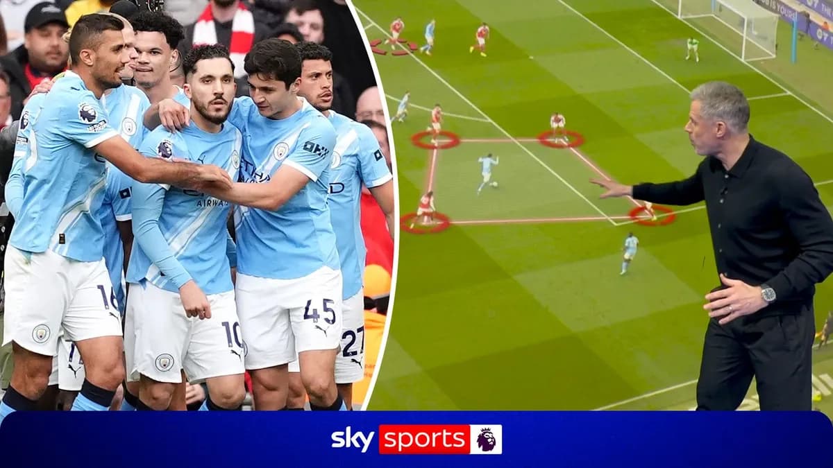 Rayan Cherki, maître du dribble : l’analyse de Jamie Carragher sur son but contre Arsenal