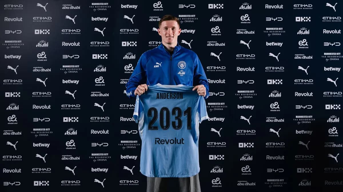 Elliot Anderson rejoint Manchester City pour 116M£