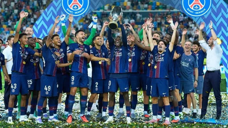 PSG : les Parisiens préparent la Supercoupe d'Europe