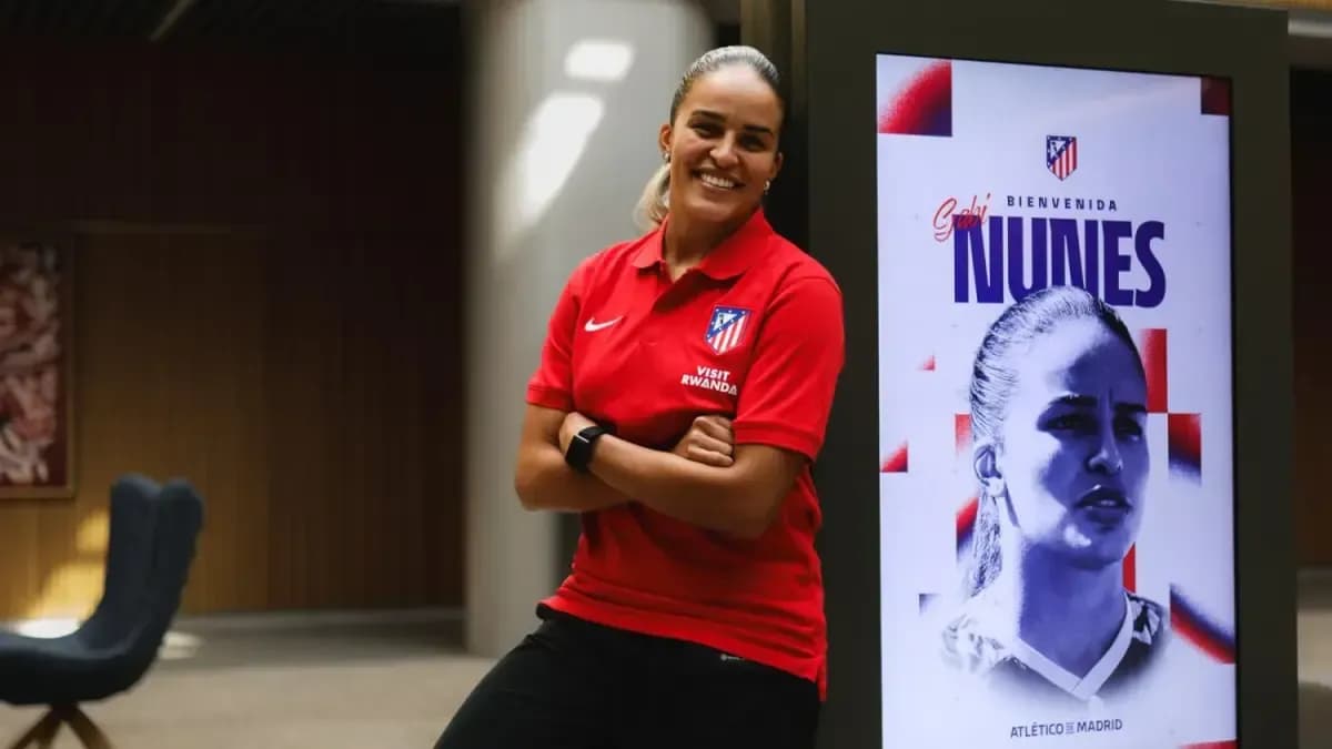 Gabi Nunes signe à l'Atlético de Madrid Femenino jusqu'en 2027, contrat officiel
