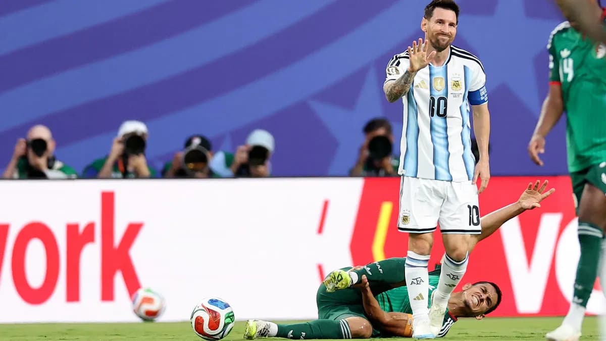 Lionel Messi échappe à l'expulsion