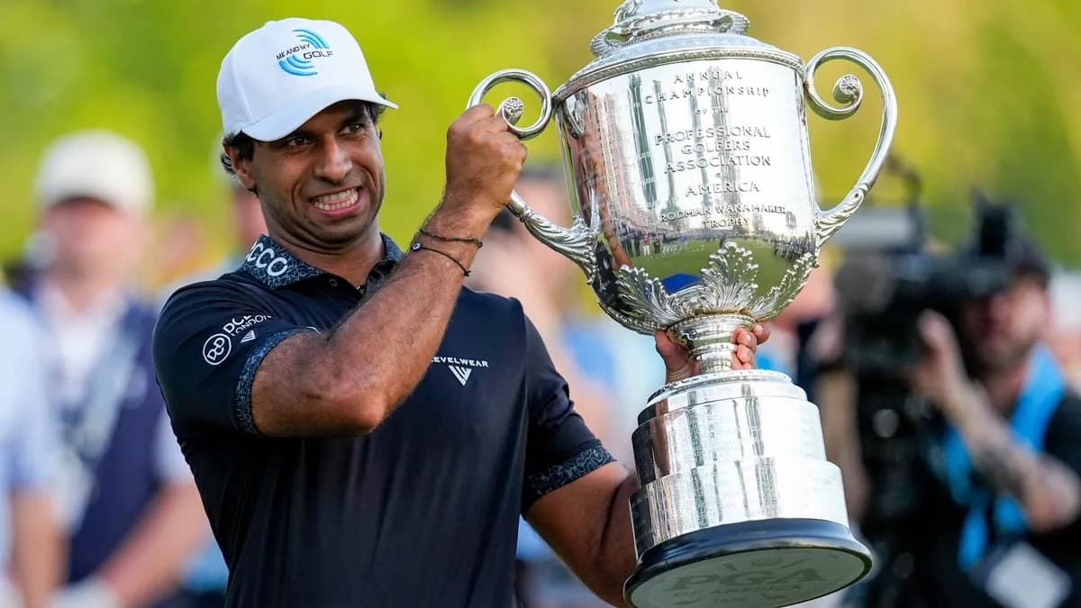 Aaron Rai s'inspire de Tiger Woods pour remporter le PGA Championship