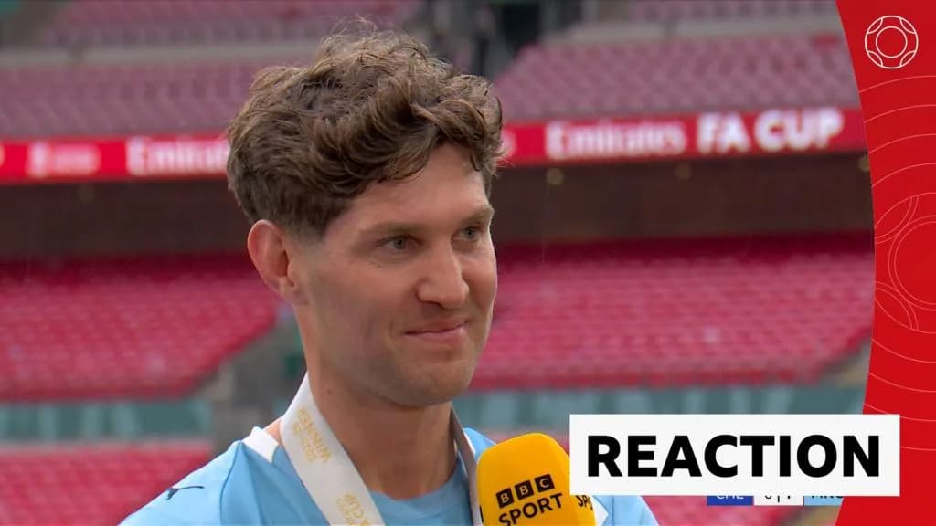 John Stones commente son départ et la victoire en FA Cup avec Manchester City