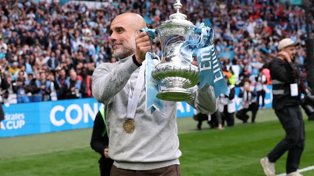 Pep Guardiola évoque la stabilité et un avenir prometteur après son 20e trophée majeur avec Manchester City en FA Cup