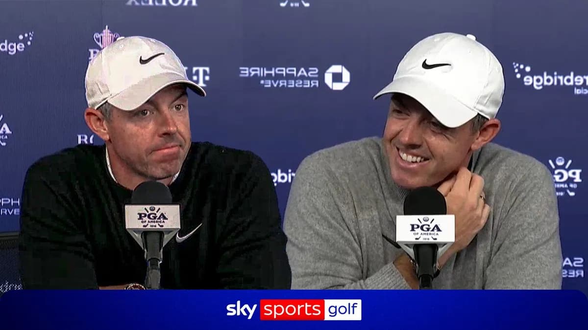 Rory McIlroy et sa réplique drôle face à la comparaison de ses deux premiers tours au PGA Championship