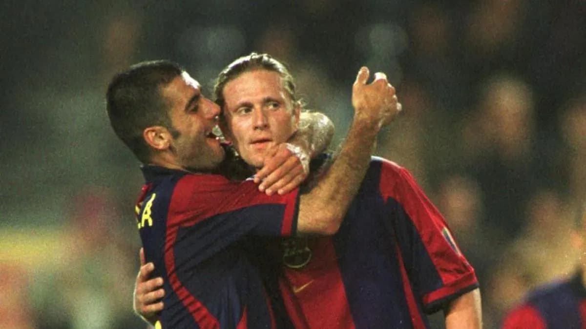 Emmanuel Petit : l’histoire du seul but mémorable au Camp Nou en Liga avec Barcelone