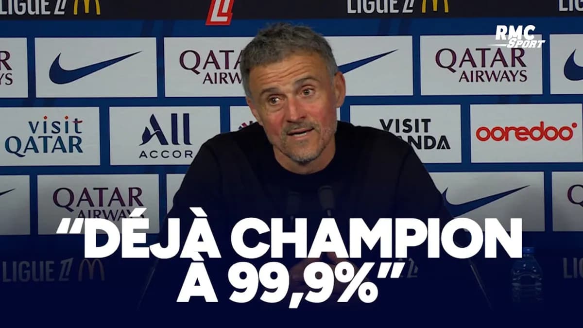 Luis Enrique confiant à 99,9% sur le titre du PSG après la victoire contre Brest en 2026